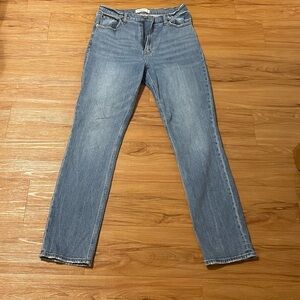 Abercrombie & Fitch The 90's Slim Straight Ultra High Rise, 30